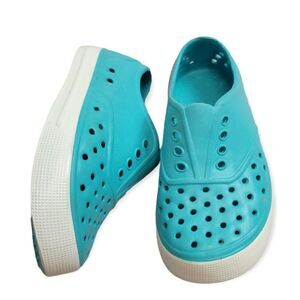 Turquoise Rubber sneakers 8